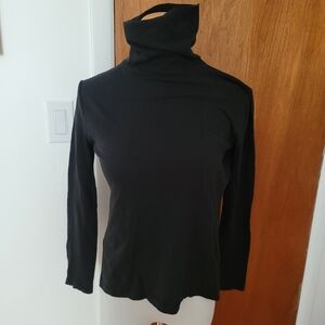 Madewell Long Sleeve Turtleneck Tee T-Shirt Black Size S Pre-owned